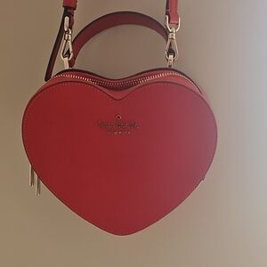 Kate Spade Red Crossbody Heart Bag